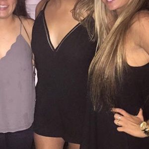 Black urban outfitters romper